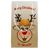 ルドルフ – サンタの赤鼻トナカイ スモールペーパーバッグ (正面)