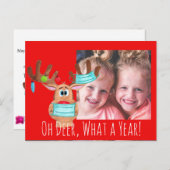 ルドルフ・ザ・フェイス・マスド・リンディア フォトカード ポストカード (正面/裏面)