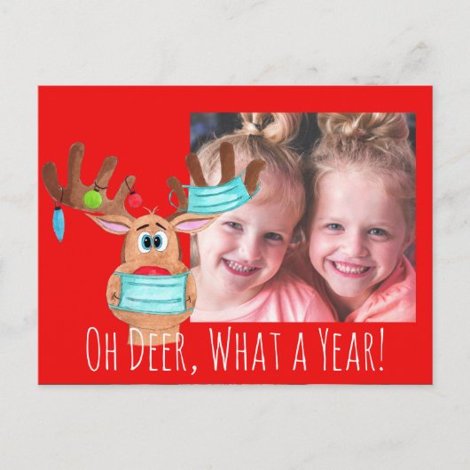 ルドルフ・ザ・フェイス・マスド・リンディア フォトカード ポストカード (正面)