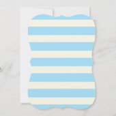 ルドルフ・ザ・レッド・ノーズド・レイン・ディアー; ブルー・ストライプ 招待状 (裏面)