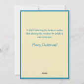 ルドルフ・ザ・レッド・ノーズ・ドルフィンフラット シーズンカード (裏面)