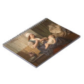 ルドルフ・ジョーダンによる「子供を抱く母」 ノートブック (左側)