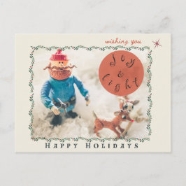 ルドルフ&フレンズホリディハガキ空白の（背面） シーズンポストカード