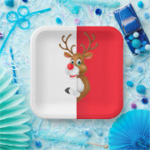 ルドルフ ペーパープレート (パーティー)