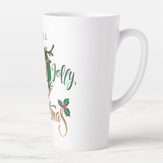 ルドルフ・ホリー・クリすてきスマス カフェラテマグ (右)