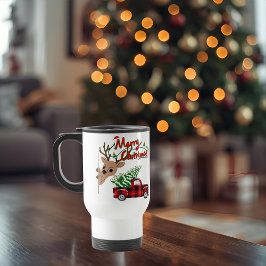 ルドルフ メリークリスマス - 名入れターマルマグ トラベルマグ