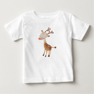 ルドルフ(ルドルフ)トナカイ ベビーTシャツ
