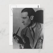 ルドルフ・ヴァレンティノヴィンテージ写真 ポストカード (正面/裏面)