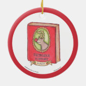 ルドルフ(歴史の本)のオーナメント セラミックオーナメント (裏面)