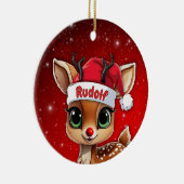 ルドルフ 赤ちゃん シカ🦌 🎄 セラミックオーナメント (右)