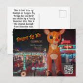 ルドルフatバーガーズバイザブリッジ シーズンポストカード (正面/裏面)