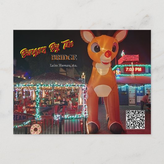 ルドルフatバーガーズバイザブリッジ シーズンポストカード (正面)