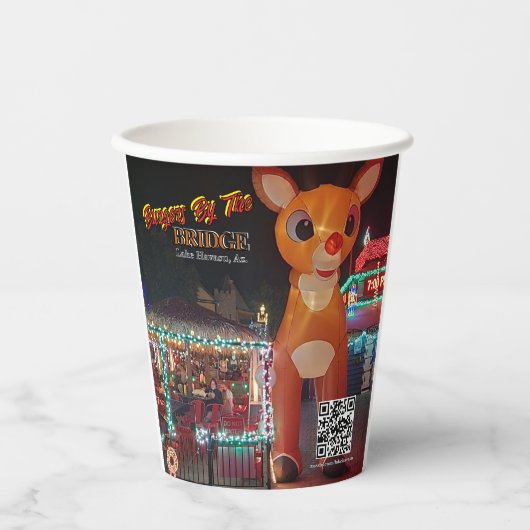 ルドルフatバーガーズバイザブリッジ 紙コップ (正面)