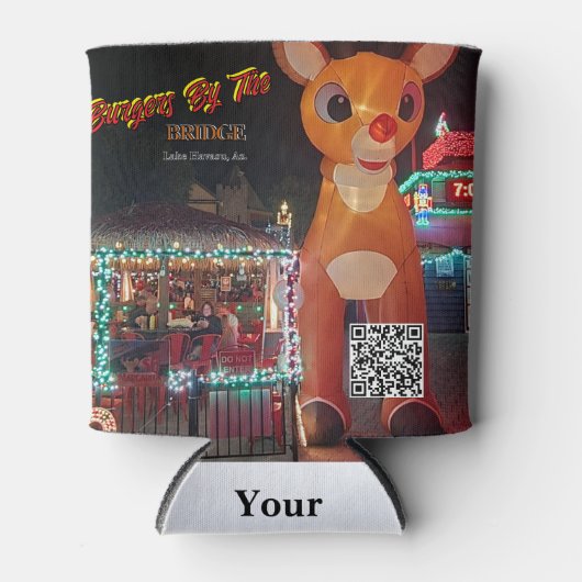 ルドルフatバーガーズバイザブリッジ 缶クーラー (正面)