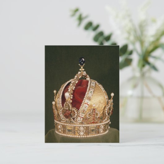 ルドルフIIの戴冠冠冠冠冠式(c.1576) ポストカード (スタンド正面)