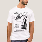 ルドルフValentinoの1927年のヴィンテージ映画広告のTシャツ Tシャツ (正面)