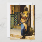 ルドヴィヒ・ドイチによる宮殿の警備 サンキューカード (正面)