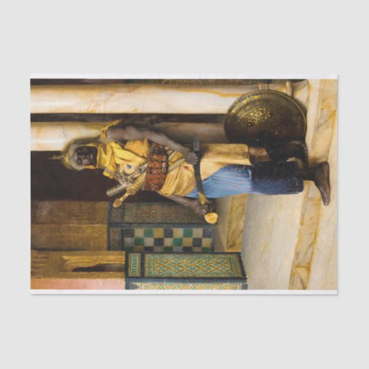 ルドヴィヒ・ドイチによる宮殿の警備 薄葉紙 (正面)