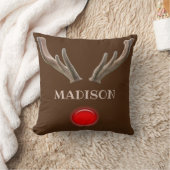 ルドーパーソナライズされたフ クッション (ブランケット)