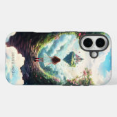 ルナと雲城 – iPhone 16ケース Case-Mate iPhoneケース (裏面 (横))