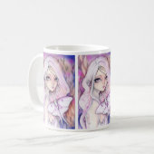 *ルナのささやく* -マグ コーヒーマグカップ (正面左)
