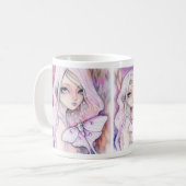 *ルナのささやく* -マグ コーヒーマグカップ (正面左)