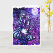 ルナの挨拶状 カード (黄色い花)