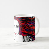 ルナの野生の毛のマグ コーヒーマグカップ (正面右)