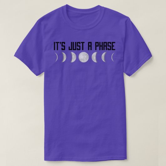 ルナは単なる位相の月相である Tシャツ (デザイン正面)