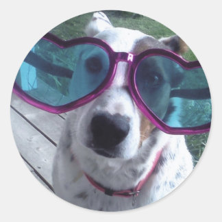 ルナは「髪の毛の悪い日？もっと大きな眼鏡を» ラウンドシール