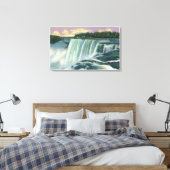 ルナアイランドビューオブアメリカ滝 キャンバスプリント (インサイチュ (寝室))