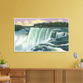 ルナアイランドビューオブアメリカ滝 キャンバスプリント (インサイチュ (リビング))