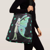 ルナガの妖精の水玉模様の十字の遺体袋 クロスボディバッグ (クローズアップ)