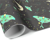 ルナガの月の夜空の包装紙 ラッピングペーパー (ロールコーナー)