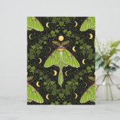 ルナガの蛾、月相とツタのダマスク2 (スタンド正面)