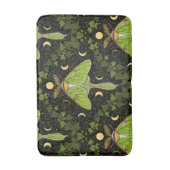 ルナガの蛾、月相とツタのダマスク2 バスマット (正面縦)