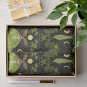 ルナガの蛾、月相とツタのダマスク2 薄葉紙 (ギフト)