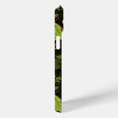 ルナガの蛾、月相とツタのダマスク2 Case-Mate iPhoneケース (裏面 / 右)