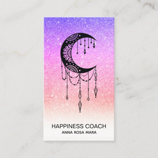 *~*ルナクレセントムーンタリスマンシャマングリッター 名刺 (正面)