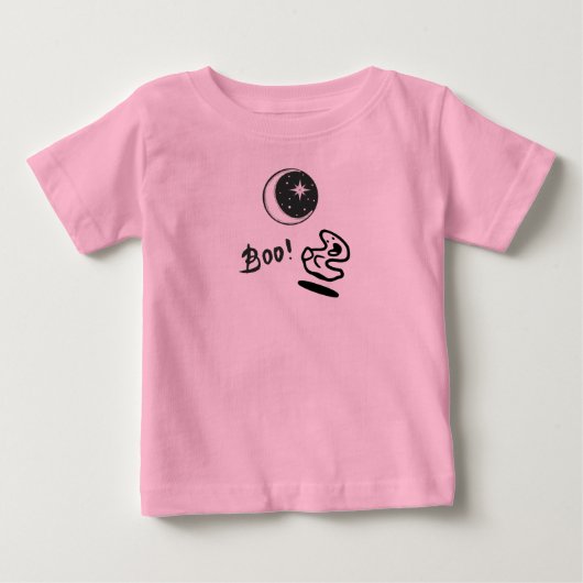 ルナゴーストブー ベビーTシャツ (正面)