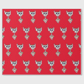 ルナザキャットラッピング紙 ラッピングペーパー (フラット)