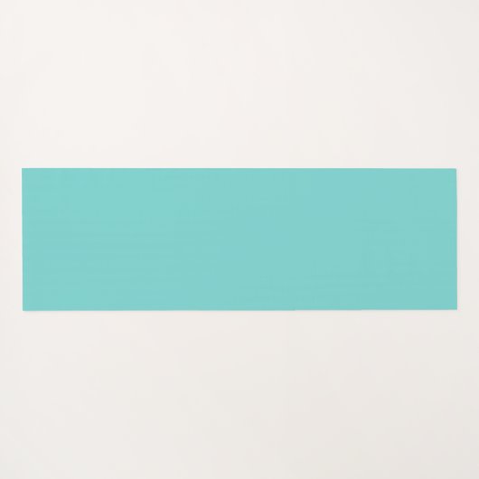 ルナハイビスカスガーデンハワイアン – タークアンドピンク ヨガマット (裏面(横))