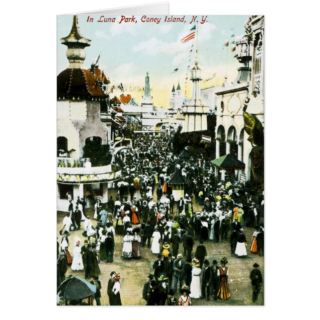 ルナパークでは、コニーアイランド、ニューヨーク (正面)