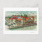 ルナパークカフェとナタトリア�ムの空中眺め ポストカード (正面)