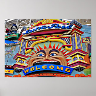 ルナパークジャストおもしろい ポスター