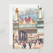 ルナパークニューヨーク ポストカード (正面/裏面)