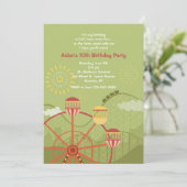 ルナパーク招待状 招待状 (スタンド正面)