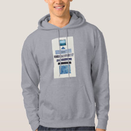 ルナフード付きスウェットシャツ パーカ