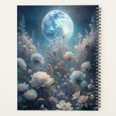 ルナブルームプランナー - 神秘的な花の月のジャーナル プランナー手帳 (裏面)