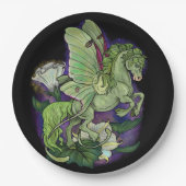 ルナムーンダスターモスフェアリーホース紙プレート ペーパープレート (正面)